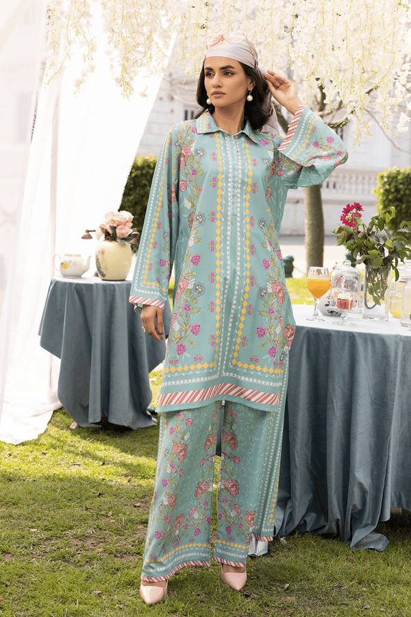 Olivia Eid 2025 2 piece printed mother and daughter co-ord collection - Image 2