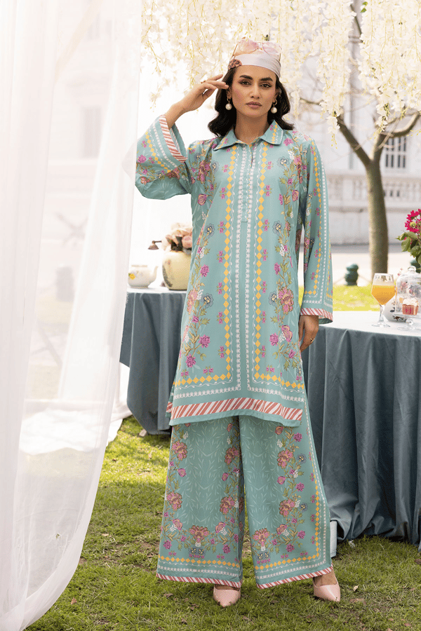 Olivia Eid 2025 2 piece printed mother and daughter co-ord collection