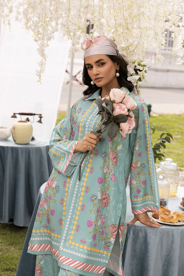 Olivia Eid 2025 2 piece printed mother and daughter co-ord collection - Image 5