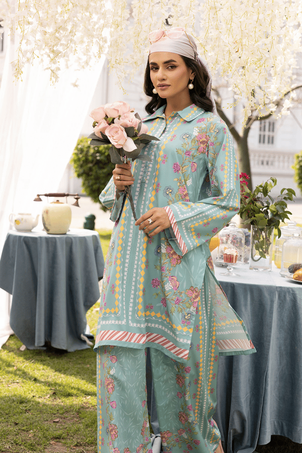 Olivia Eid 2025 2 piece printed mother and daughter co-ord collection - Image 4