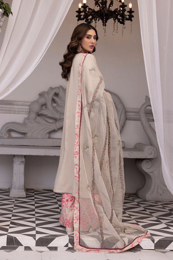 Ethnic collection 3 piece embroidered Eid suit - Image 2