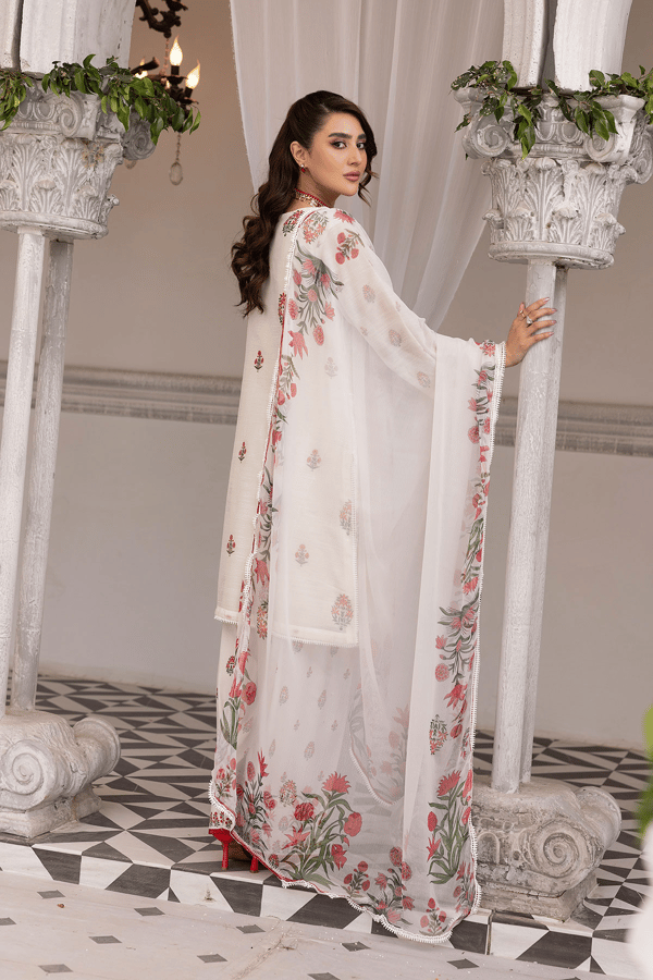 Freya Eid lux collection 3 piece casual farshi shalwar suit - Image 3