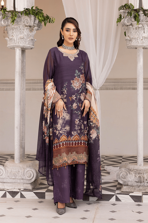 Freya Eid lux collection 3 piece printed suit - Image 2
