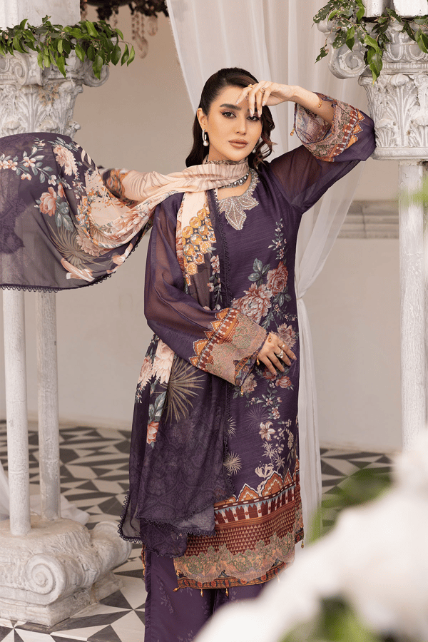 Freya Eid lux collection 3 piece printed suit - Image 5