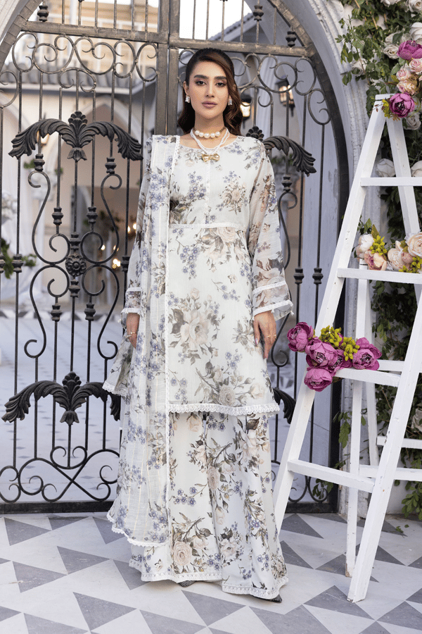 Freya Eid lux collection 3 piece casual printed suit