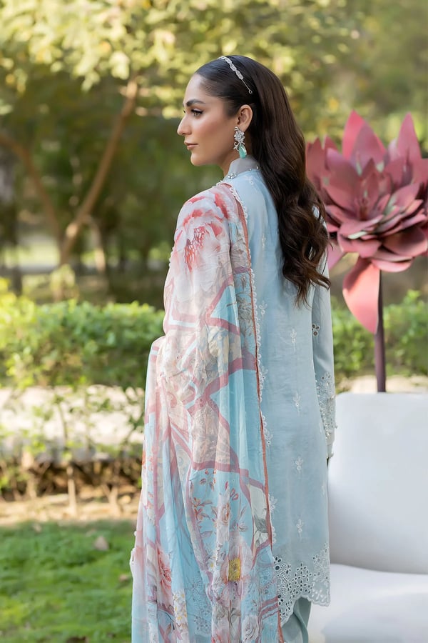 Ivana 3 piece embroidered Eid luxe collection - Image 5