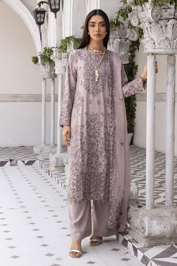 Jalwa 3 piece luxury embroidered Eid collection