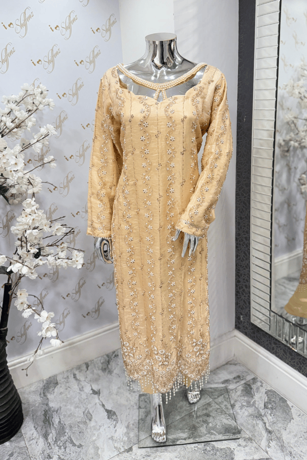 Maya Eid collection 3 Piece embroidered suit - Image 2