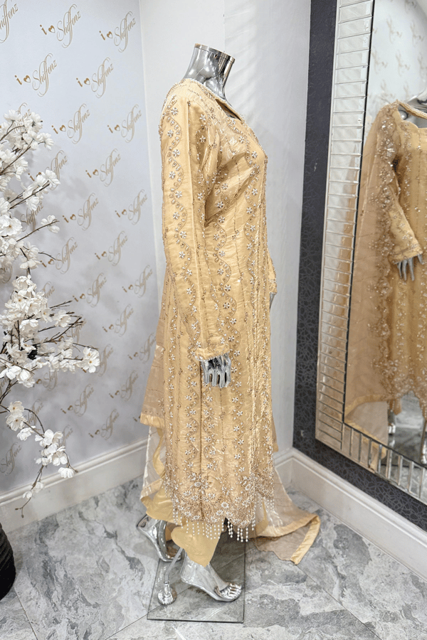 Maya Eid collection 3 Piece embroidered suit - Image 4