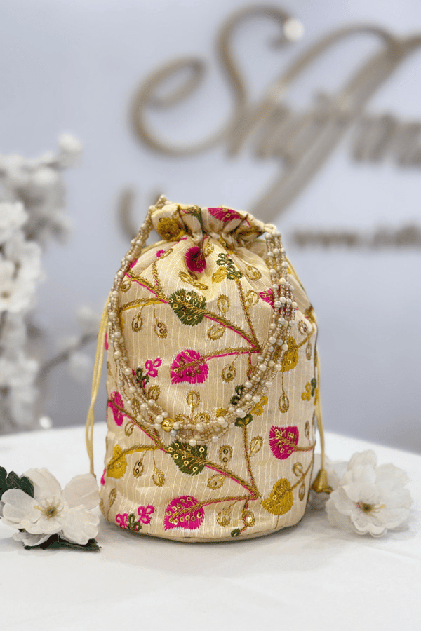 Luxury embroidered potli purse
