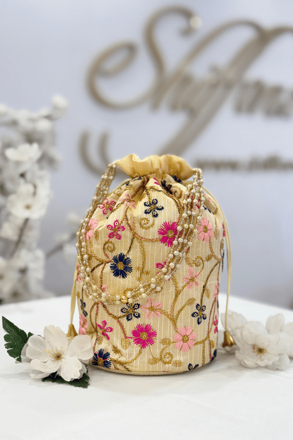 Luxury embroidered potli purse