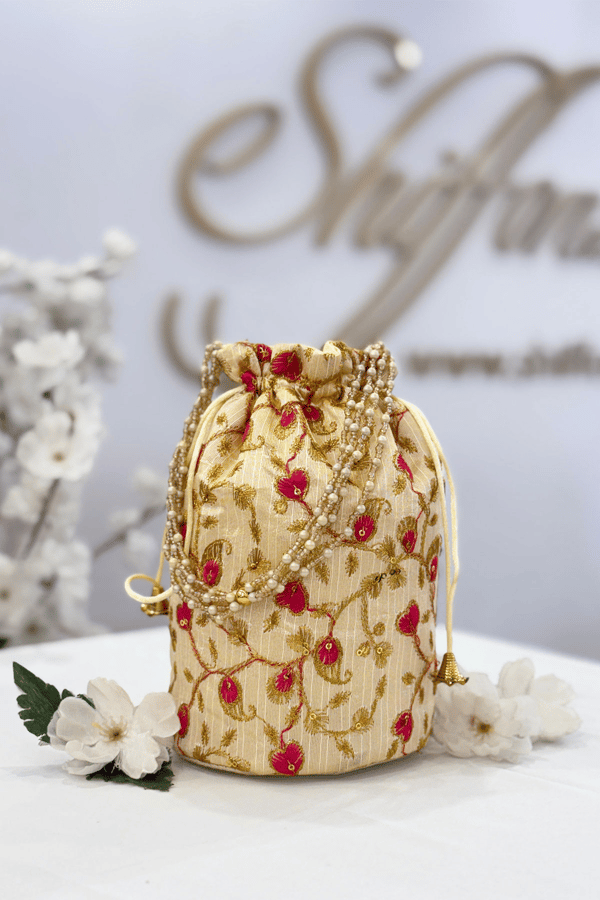 Luxury embroidered potli purse