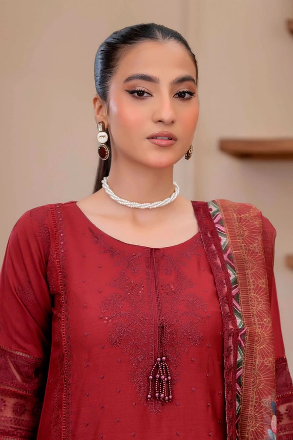 Laila 3 piece luxury embroidered mother and daughter collection - Image 2