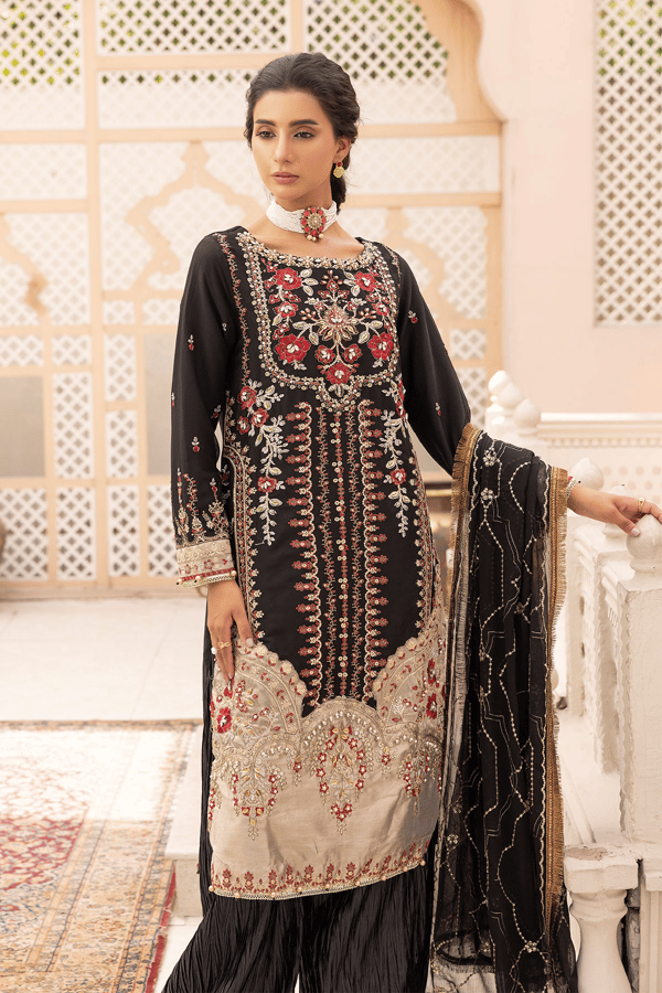 Kashish luxury Eid collection chiffon 3 piece suit - Image 4