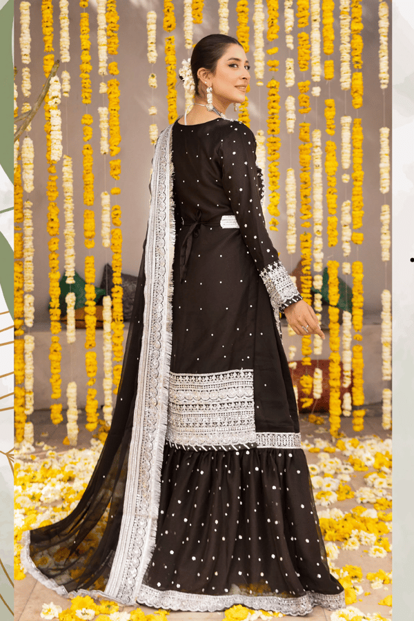 Aaliyah luxe collection 3 piece lengha mother and daughter collection - Image 5