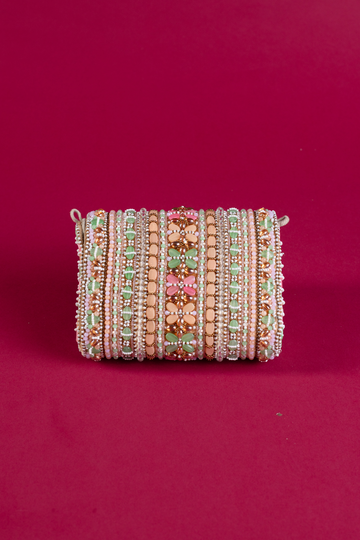 Multi embroidered clutch - Image 2