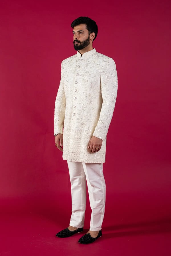 Mens Sherwani With Trouser - Image 2