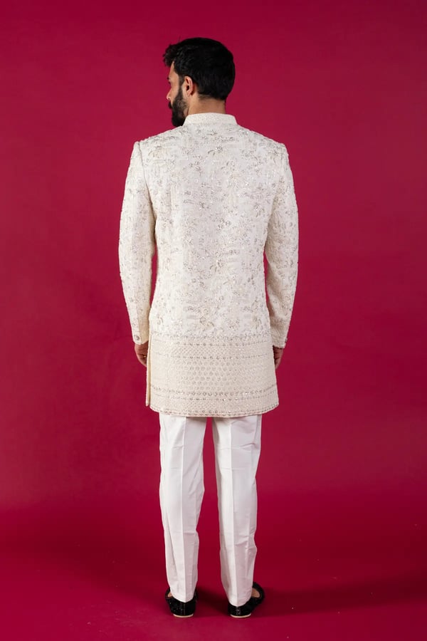 Mens Sherwani With Trouser - Image 3