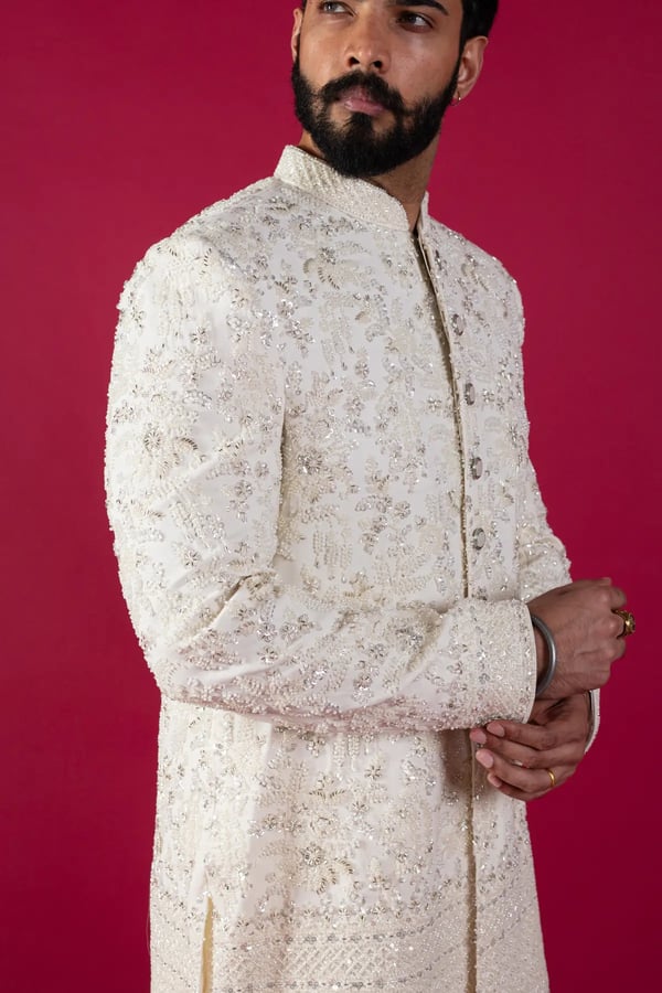 Mens Sherwani With Trouser - Image 4