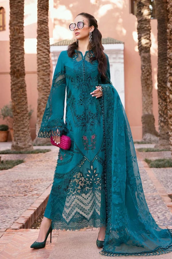 Arsh luxe collection 3 piece casual embroidered suit