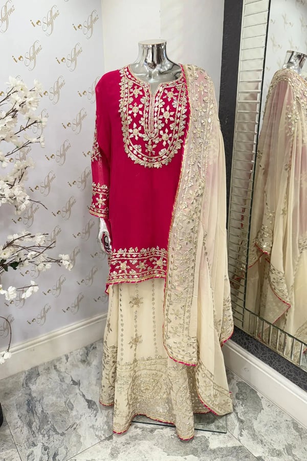 Parwan premium luxe collection 3 piece lengha suit