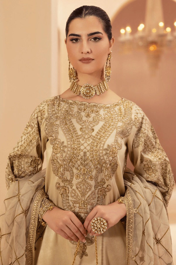 Heer luxe collection casual 3 piece raw silk suit - Image 5