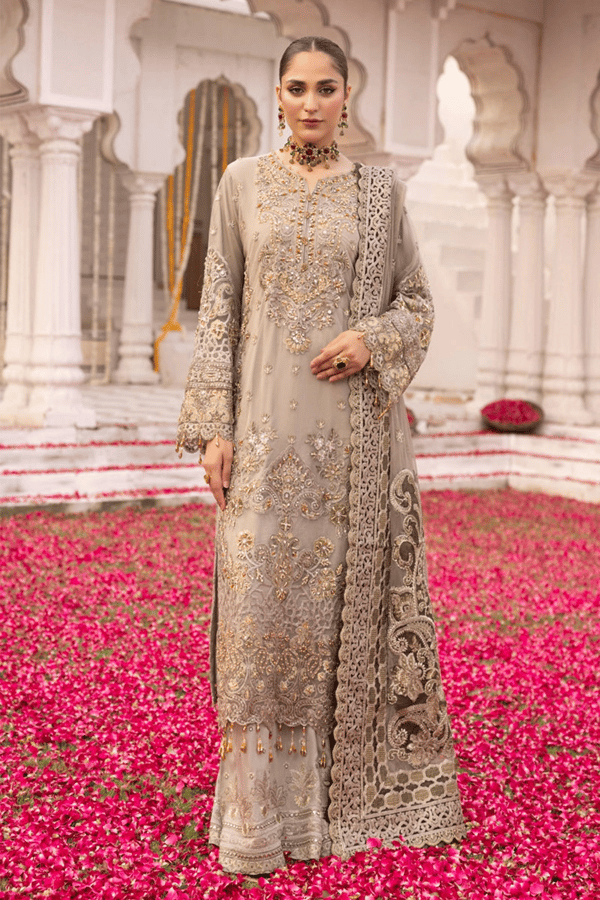 Shiffonz Imrozia premium collection 3 piece embroidered suit