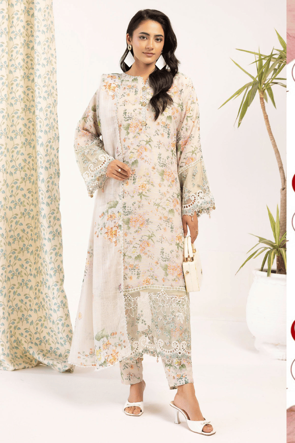 Libas E Khas collection 3 piece digital printed suit