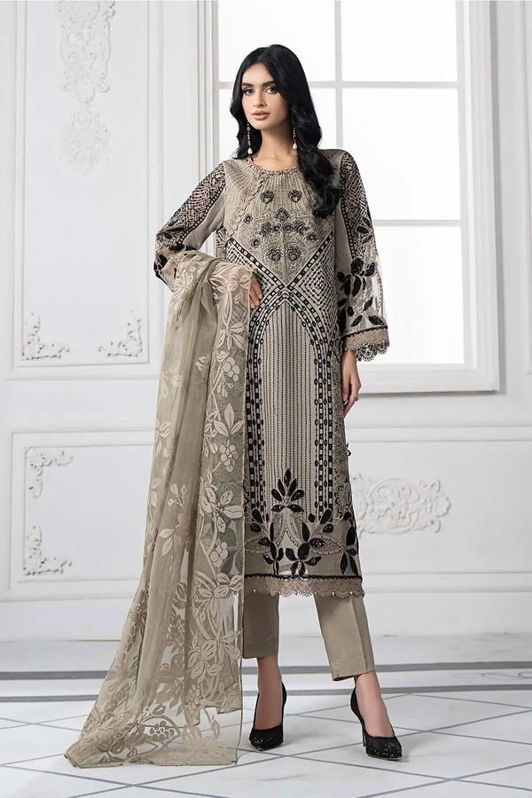 Oria 3 piece embroidered luxe collection