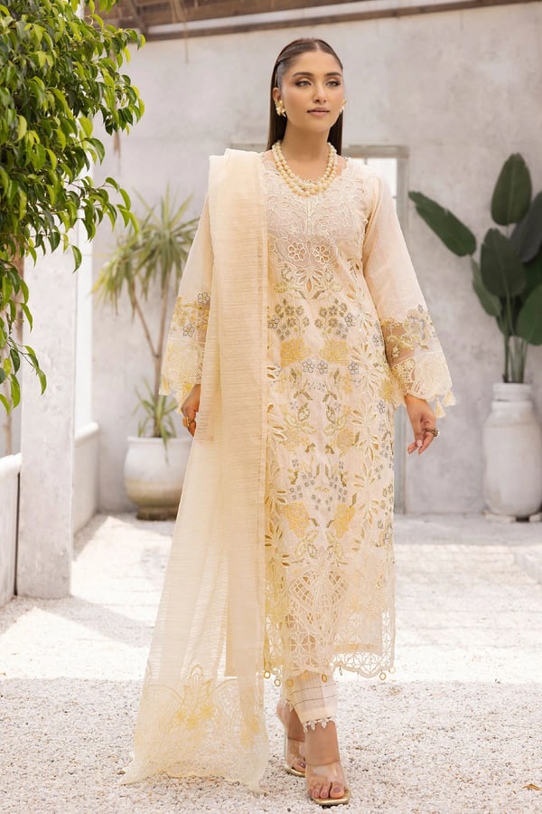 Jazmin Luxe collection 3 piece embroidered suit