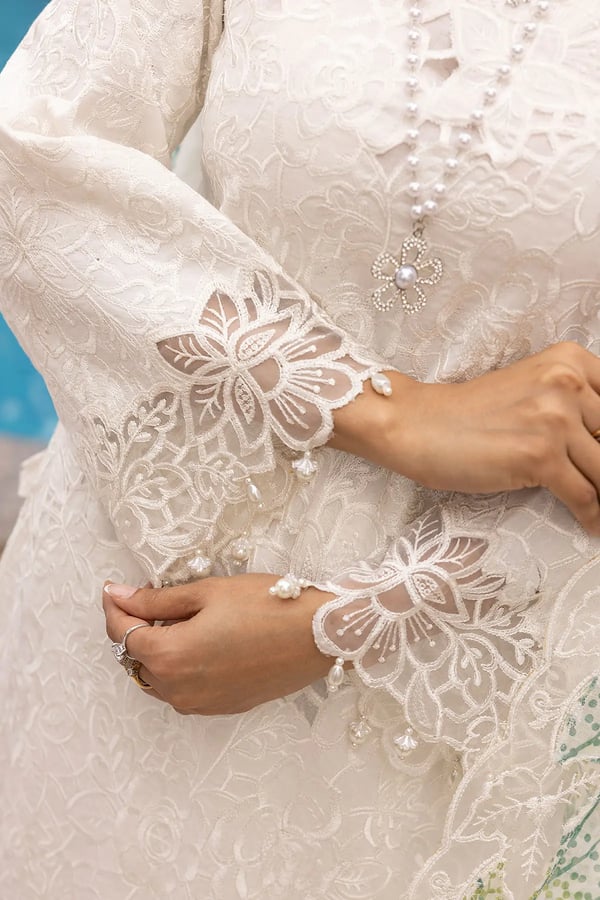 Ivana luxe chikankari collection 3 piece suit - Image 4