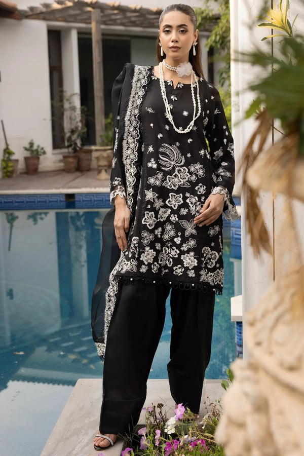 Ivana premium 3 piece farshi shalwar mother and daughter suit - Image 2