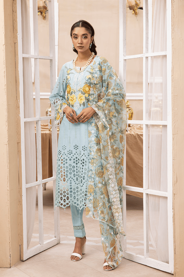 Noorkari Eid edit 3 piece luxury embroidered collection