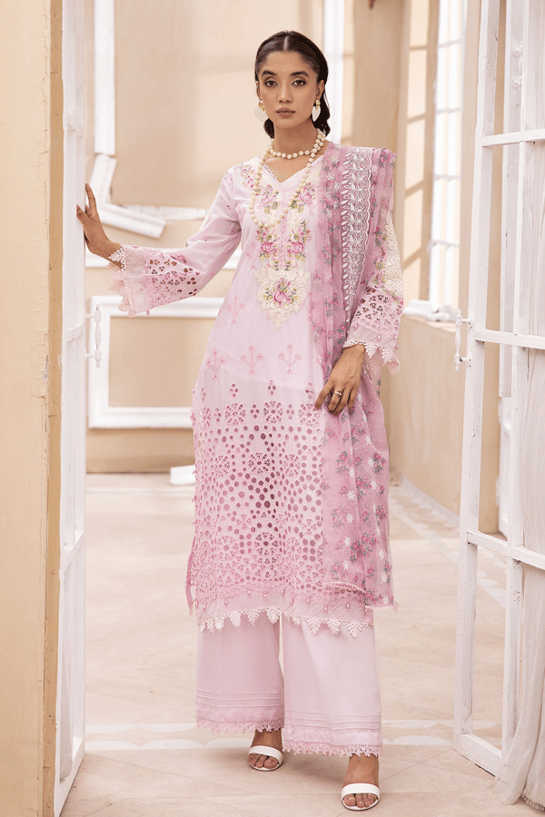 Noorkari Eid edit 3 piece embroidered suit