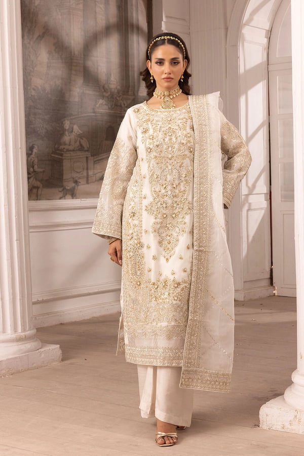 Astel zoon luxe collection 3 piece embroidered suit