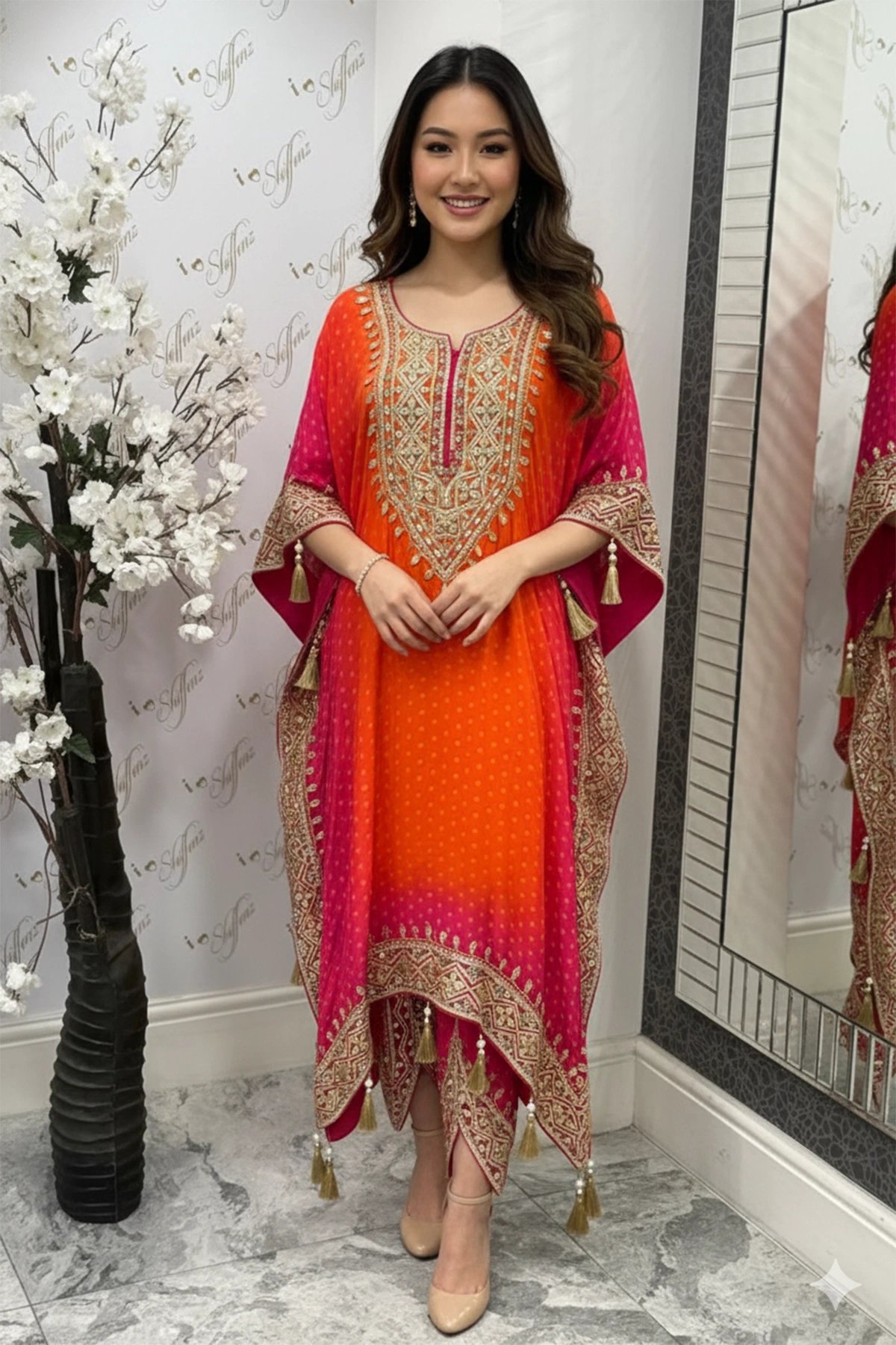 Parwan premium luxe kaftan collection with tulip - Image 3