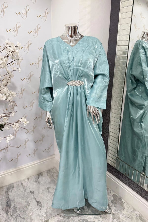 Shiffonz luxe casual kaftan - SGREEN, Large
