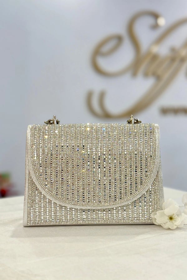 Mdinight glitz luxe clutch