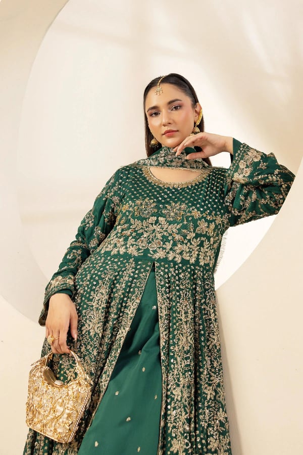 Ivana luxe collection 3 piece embroidered gown - Image 4