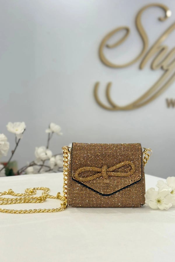 Moonlight mini bow bag