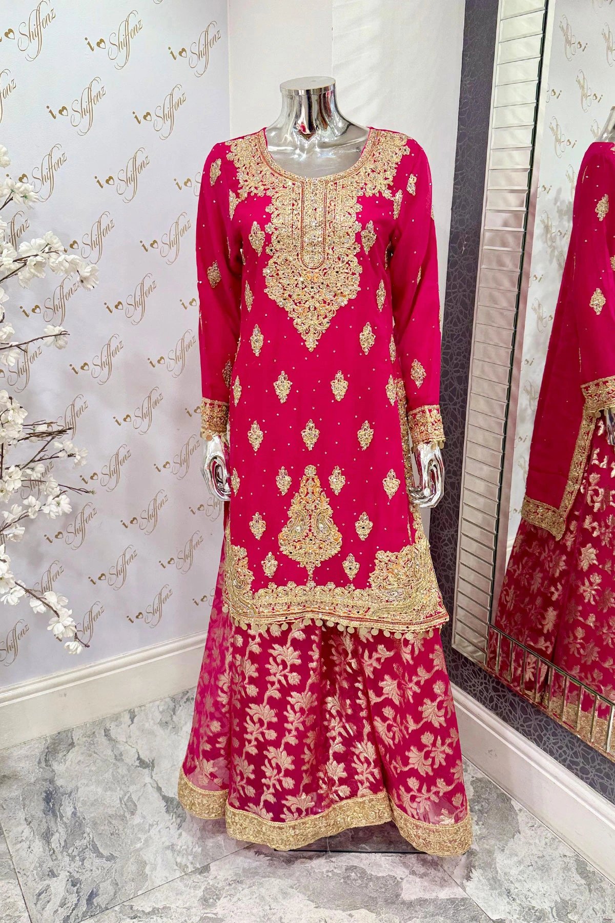 Zavia premium collection 3 piece luxe gharara suit - Image 2