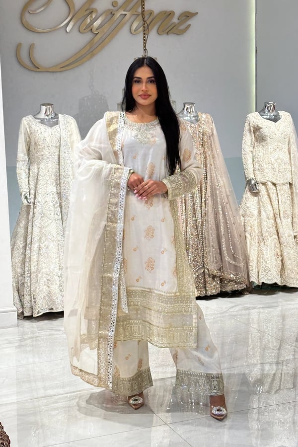 Shabana luxe collection 3 piece banarasi suit