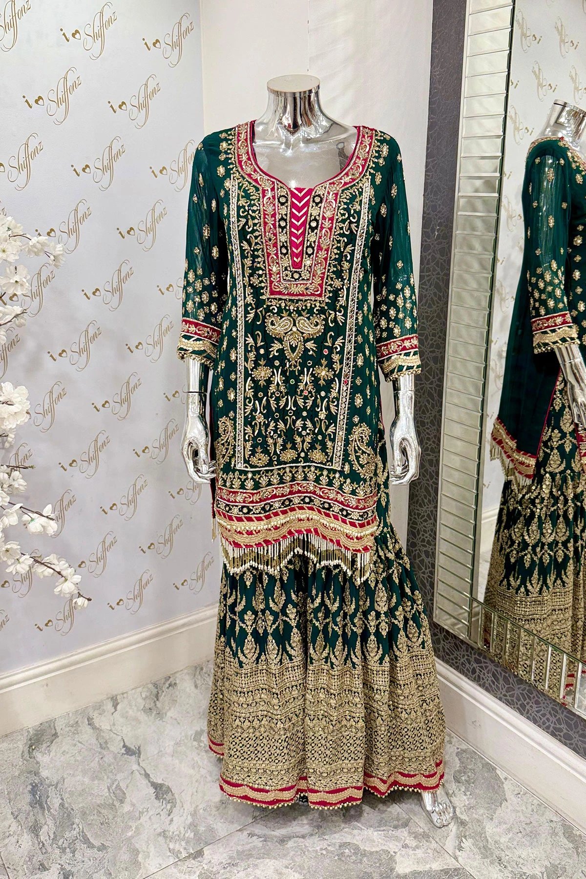 Zavia premium collection 3 piece gharara suit - Image 2