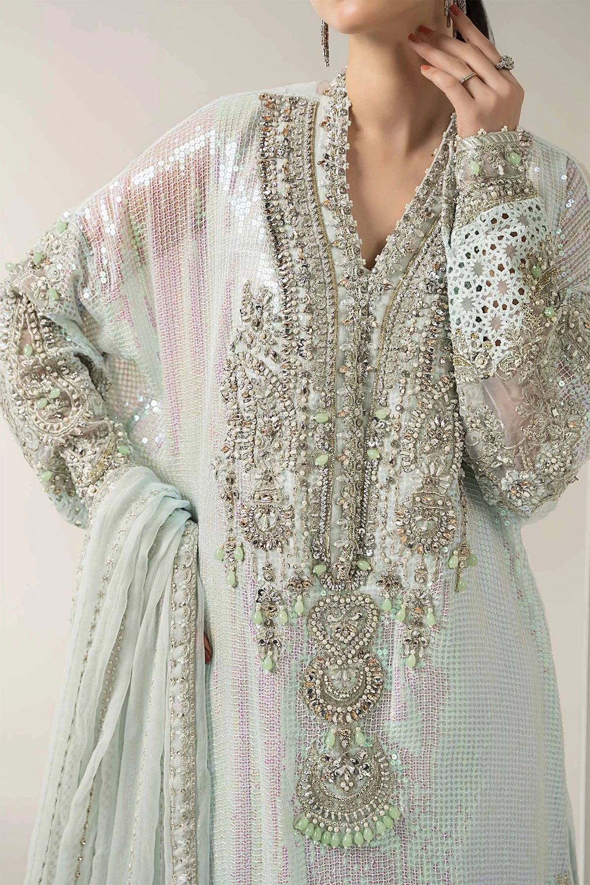 Murraya luxe collection 3 piece embroidered suit - Image 4