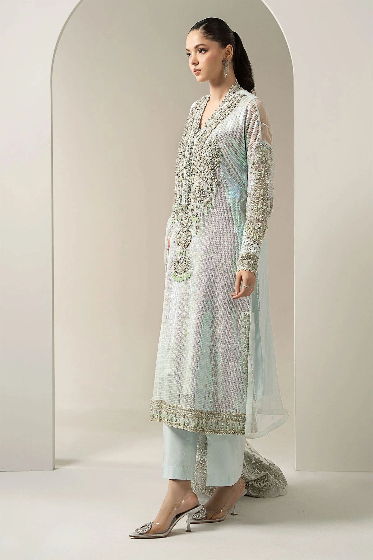 Murraya luxe collection 3 piece embroidered suit - Image 2