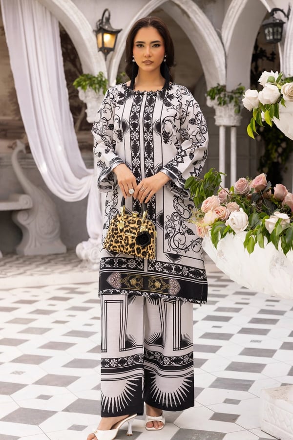 Sania M coords khaddar prints collection
