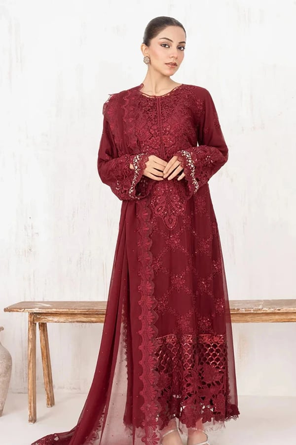 Areefa 3 piece chiffon premium collection