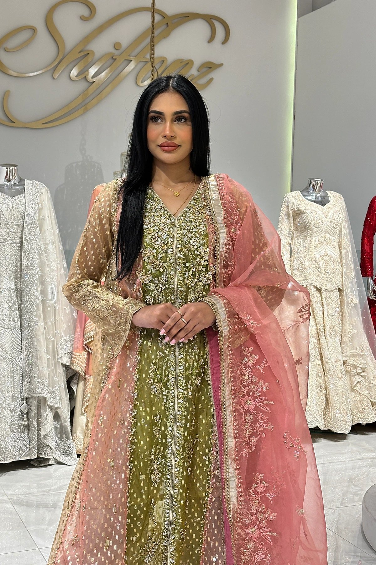 Aafiyat 3 piece premium embroidered collection - Image 3