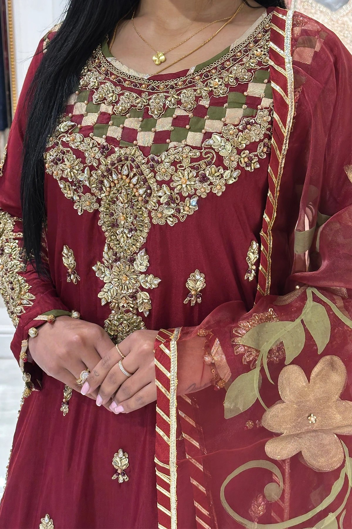 Aafiyat premium collection 3 piece luxe suit - Image 4