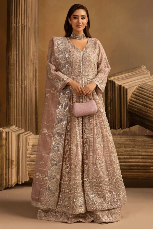 Noir Premium Collection 3 piece embroidered gown